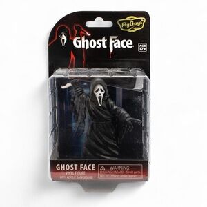 CultureFly Fly Guys Ghost Face Vinyl Figure w/ Hallway Acrylic Background Scream